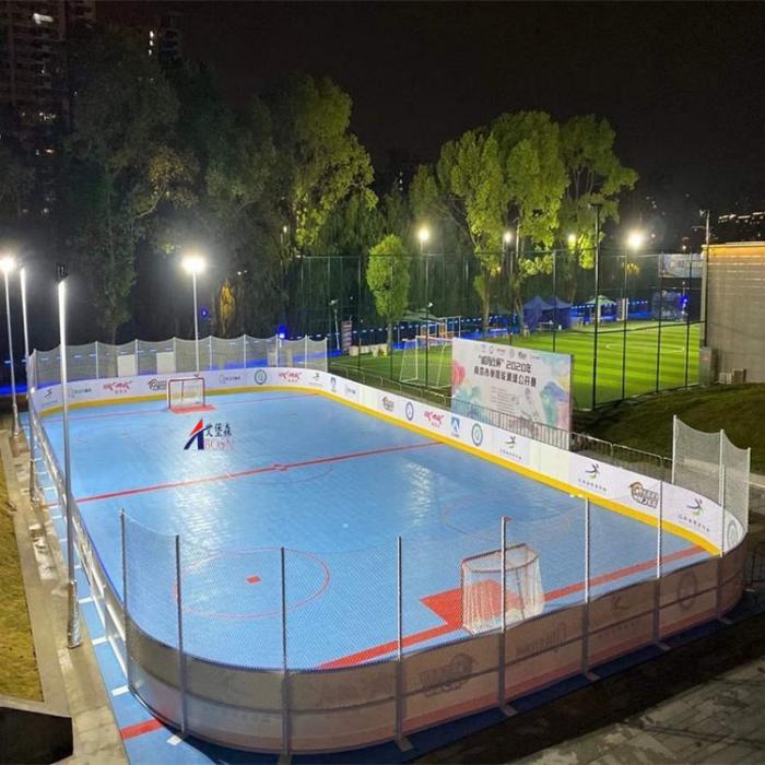 HDPE青少年轮滑场地围栏界墙