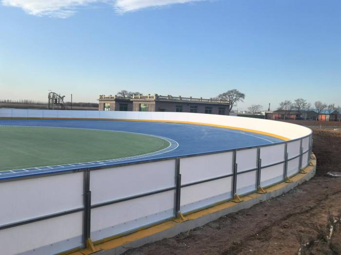 抗冲击免工具 冰球场 HDPE 专用围栏板