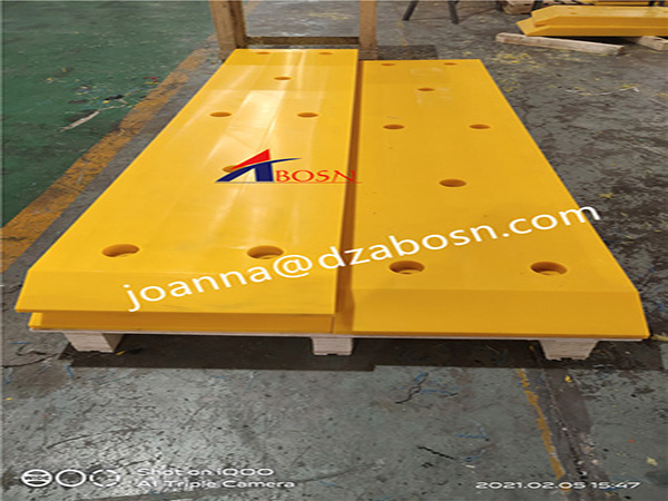 UHMW-PE Sliding Plates PE1000 Facing Pad Fender Frontal Pad