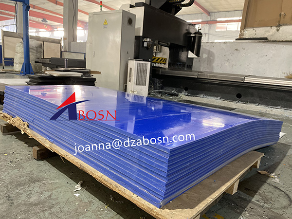 Colored PE 1000 500 polyethylene UHMWPE plastic sheet factory price supply 