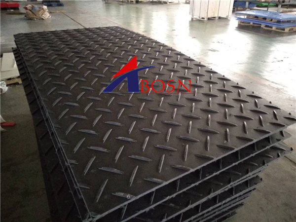 manufacturer of Low price portable hdpe ground protection road mats / composite track mats 