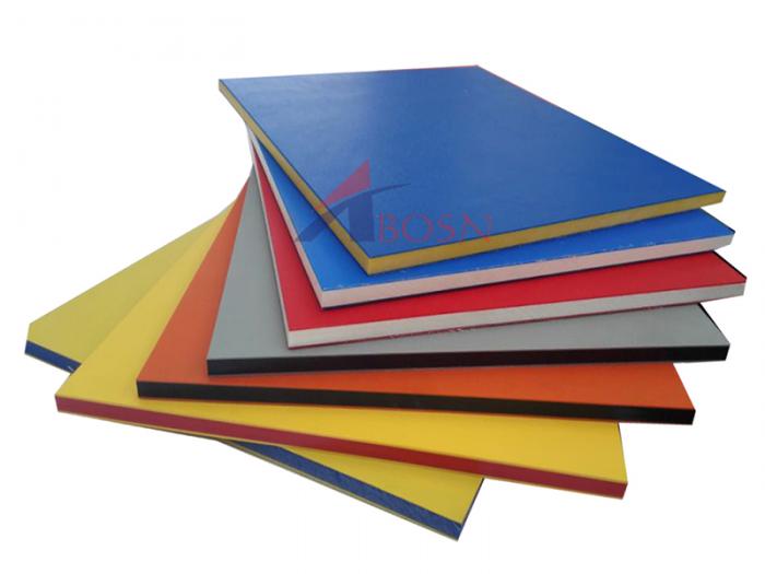 double color HDPE boards/dual color 3 layer HDPE panel/ HDPE double color plastic sheet
