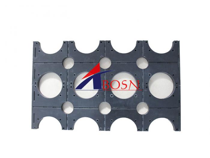 wear resistant uhmw pe plastic pipe support block