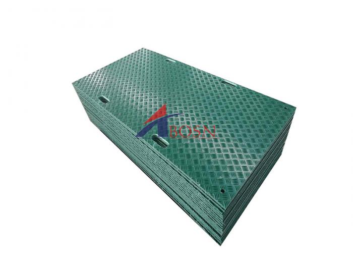 HDPE Ground Protection mat black cheap price used plastic excavator trackway