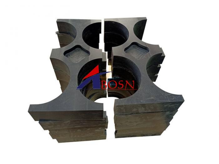 Order uhmw nylon Uhmwpe Hdpe Plastic Pipe Clamp Support Block