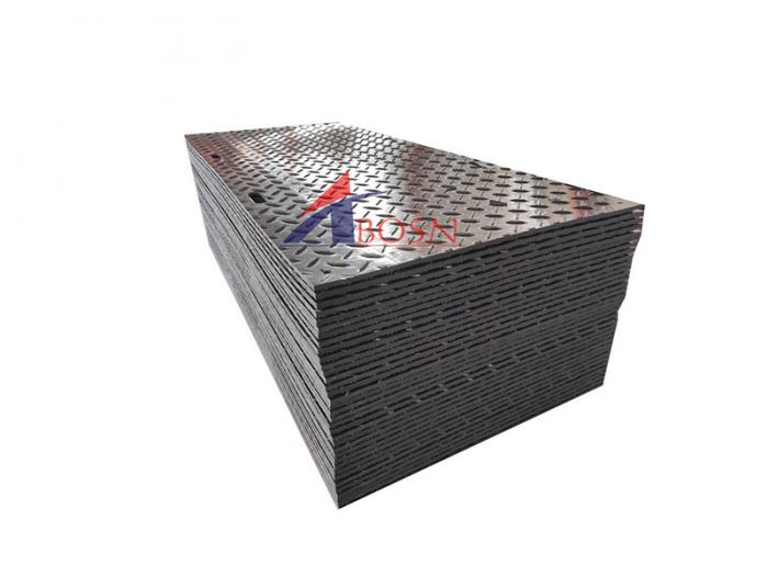 Colorful heavy duty 4x8 plastic uhmwpe hdpe temporary excavator road mats