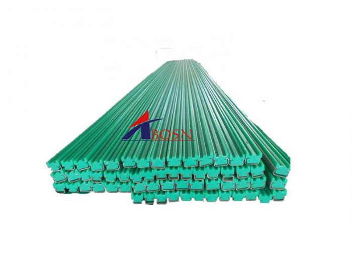 Wear Resist Plastic UHMWPE Guide Rail Custom HDPE Curved Guide Rail for Transmission 
