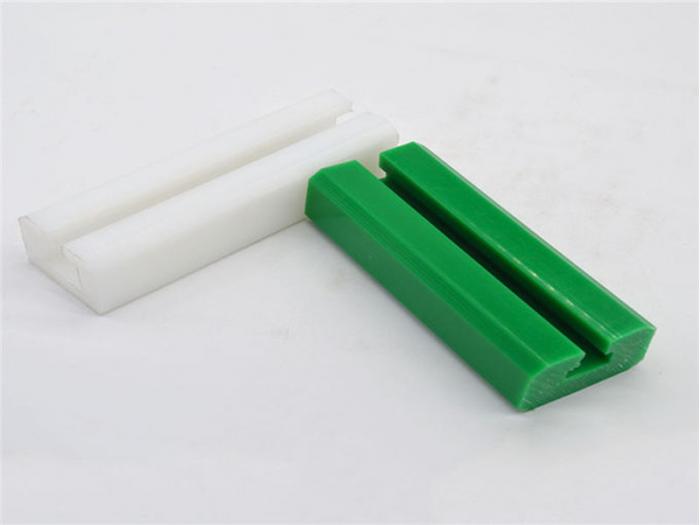 high impact resistant chain conveyor green color UPE plastic guide rail 