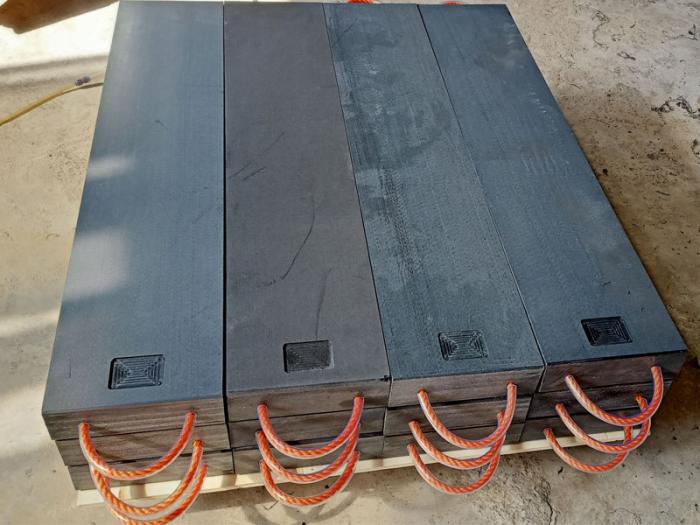 Heavy Duty Custom Composite Recycled Plastic Outrigger Pads UHMWPE Cribbing Blocks for Construction Equipment