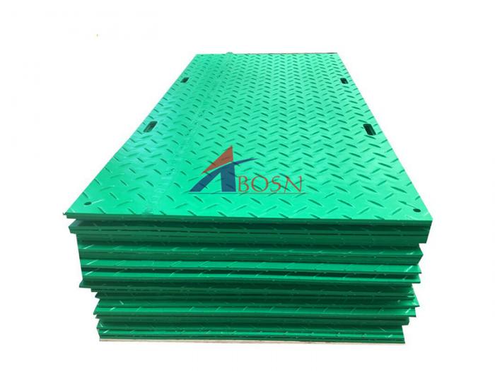 Temporary HDPE Construction Track Protection Ground Mat/4x8 ft protection ground cover mats