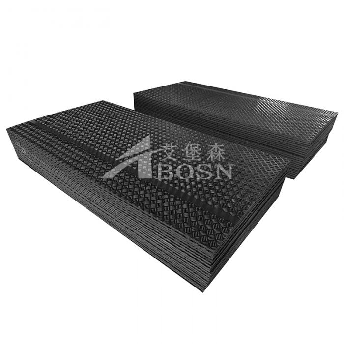 高强度聚乙烯铺路垫板 临时施工道路板 承重防滑工程垫板