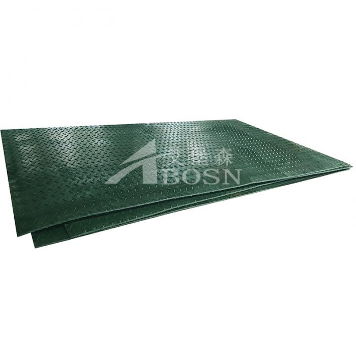 HDPE临时道路铺路垫板 重型工地防滑路基板 可重复使用施工垫板